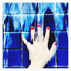 Close-up of cropped wall