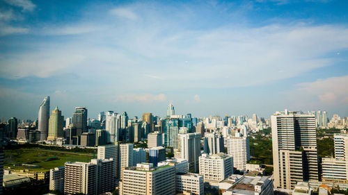 View of cityscape against sky