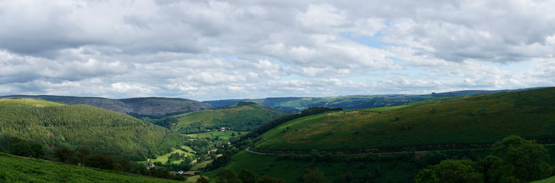 Panoramic view of landscape against sky