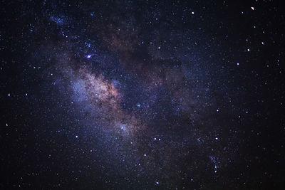 Full frame shot of star field at night