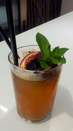 Close-up of drink