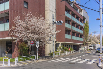 View of street amidst buildings