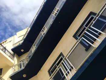 Low angle view of buildings against sky