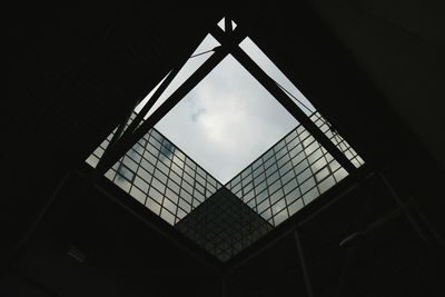 Low angle view of built structure against sky