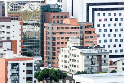 Residential buildings in city