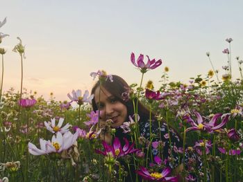 Blooming with flowers