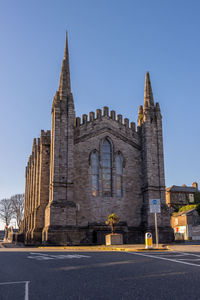 View of cathedral against clear sky