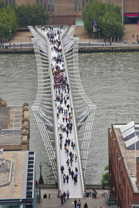 High angle view of a city