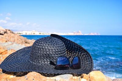 Close-up of crab on beach