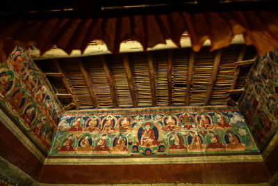 Low angle view of ornate building