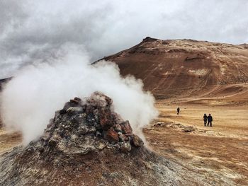 Dramatic landscape in iceland