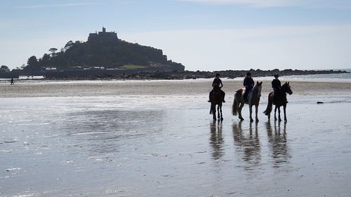 People on beach