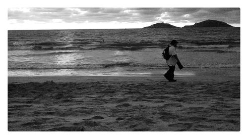 People enjoying at beach