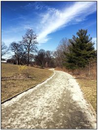 Road passing through landscape