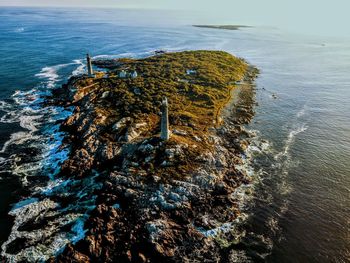 Aerial view of thacher island