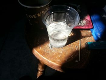 Close-up of food on table