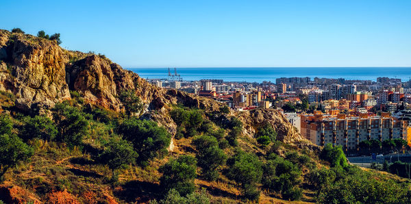 The city after the hill, malaga, spain