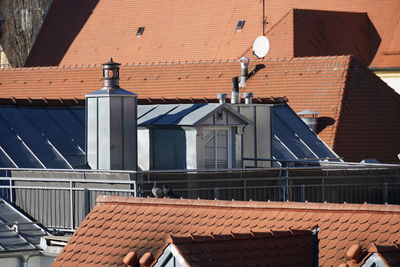 Roof of building