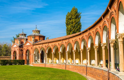 View of historic building against sky