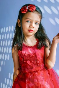 Portrait of cute girl