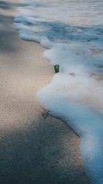 High angle view of beach