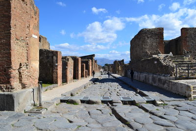 Old ruins against sky