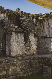 View of old ruin building