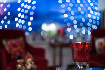 Close-up of drink on table