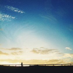 Scenic view of sky at sunset