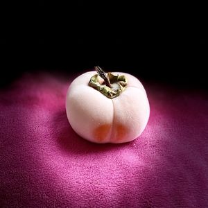 Close-up of apple against black background