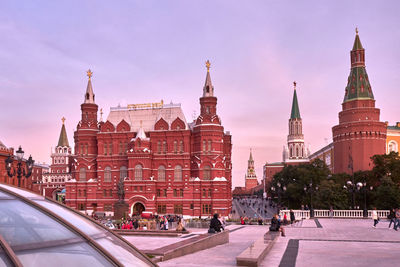 View of cathedral against sky in city