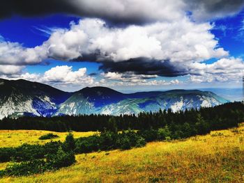 Scenic view of landscape against sky