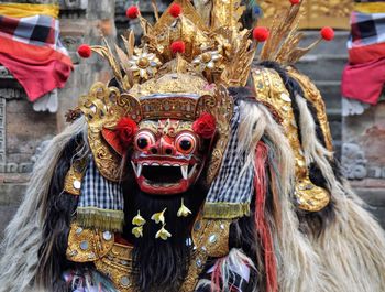 Full frame shot of traditional mask