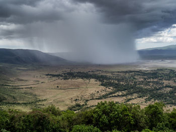 Scenic view of landscape against sky