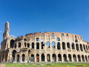 Historic building against blue sky