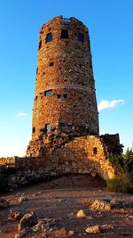 Low angle view of historical building