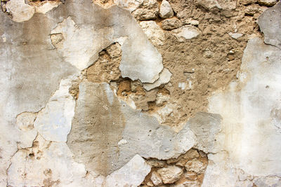 Full frame shot of weathered wall