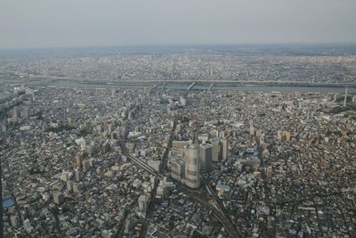 Aerial view of cityscape
