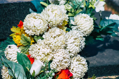 Close-up of rose bouquet