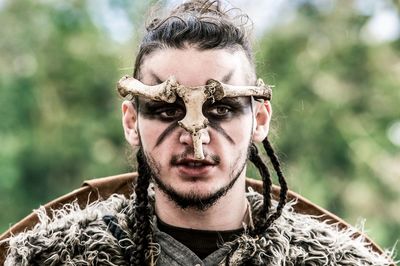 Portrait of young man