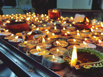 Diwali candles 