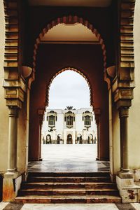 Corridor of historic building