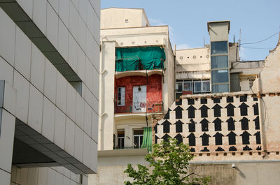 Low angle view of building against sky