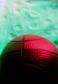 Close-up of ball against wall