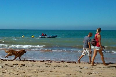 People on beach