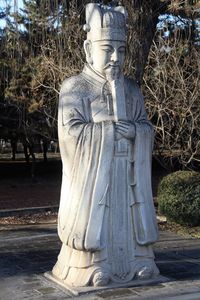 Statue in park