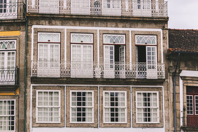 Low angle view of residential building