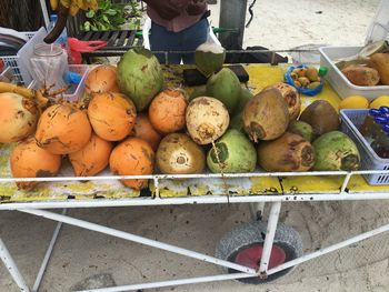 Fruits in container