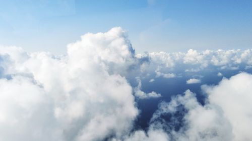 Low angle view of clouds in sky