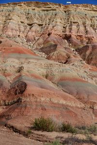 Aerial view of desert